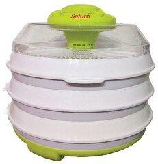 Сушка для овощей и фруктов Saturn ST-FP0112 зеленый/белый - Aleco