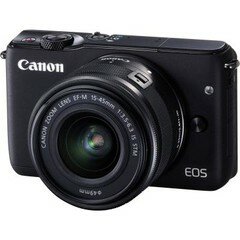 Фотоаппарат Canon EOS M10 + 15-45 IS STM Kit Black (0584C040) - Aleco