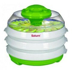 Сушка для овощей и фруктов SATURN ST-FP0113-10 LtGreen - Aleco