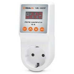 Реле напряжения REAL-EL VR-107P white Реле напряжения REAL-EL VR-107P white - Aleco